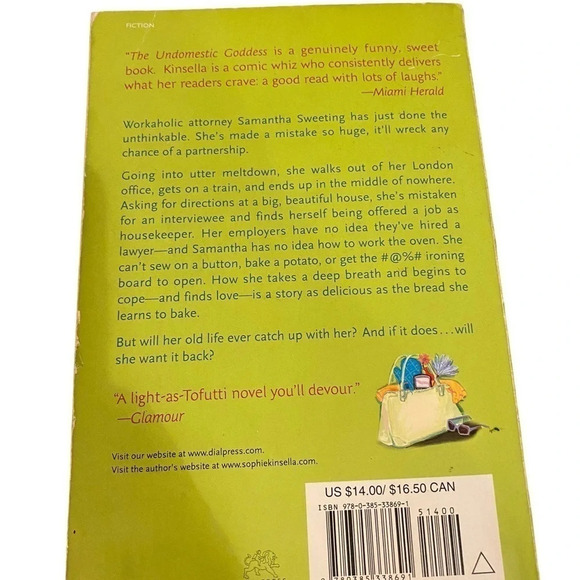 Undomestic goddess  paper back book by Sophia Kinsella - Picture 3 of 4